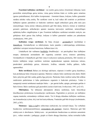 KALBOS SUTRIKIMAI. Paveikslėlis 6