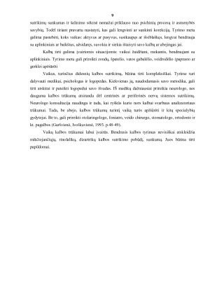 KALBOS SUTRIKIMAI. Paveikslėlis 9