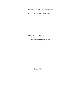 Mokytojo asmenybė mokymosi procese