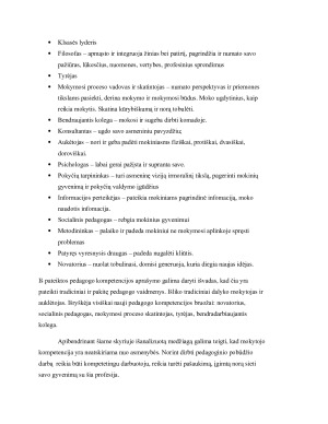 Mokytojo asmenybė mokymosi procese. Paveikslėlis 10