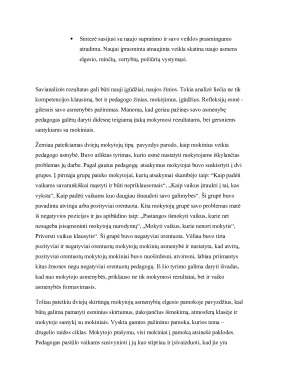 Mokytojo asmenybė mokymosi procese. Paveikslėlis 7