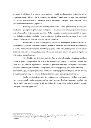 Atminties reikšmė mokymo procese ir jos produktyvumo didinimo metodai. Paveikslėlis 5