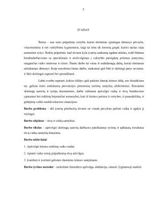 Tėvų ir vaikų santykių ypatumai bei jų įtaka vaiko raidai. Paveikslėlis 2