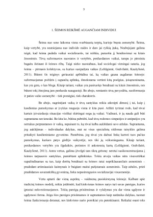 Tėvų ir vaikų santykių ypatumai bei jų įtaka vaiko raidai. Paveikslėlis 3