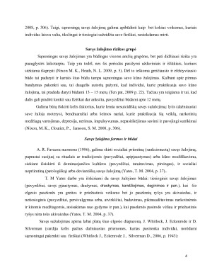 Sąmoningo savęs žalojimo samprata ir priežastys. Paveikslėlis 5