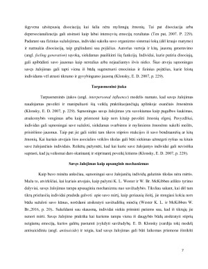 Sąmoningo savęs žalojimo samprata ir priežastys. Paveikslėlis 8