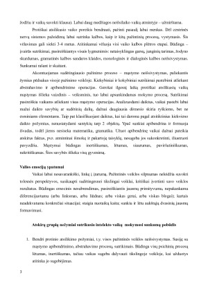 VAIKŲ, TURINČIŲ ĮVAIRIAS NEGALES, PSICHOLOGINIAI YPATUMAI. Paveikslėlis 3