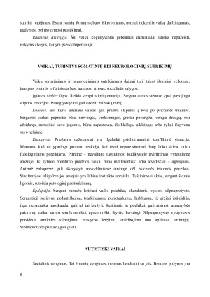 VAIKŲ, TURINČIŲ ĮVAIRIAS NEGALES, PSICHOLOGINIAI YPATUMAI. Paveikslėlis 8