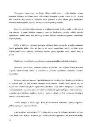AUTIZMO SPEKTRO SUTRIKIMAI. Paveikslėlis 10