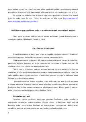 AUTIZMO SPEKTRO SUTRIKIMAI. Paveikslėlis 9