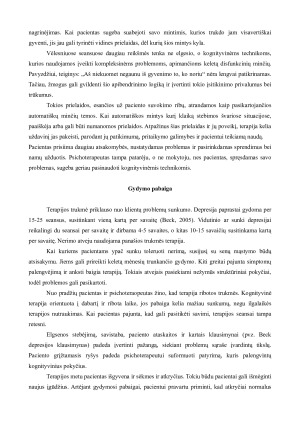 KOGNITYVINĖ TERAPIJA IR JOS TAIKYMAS KONSULTACIJOS METU. Paveikslėlis 10