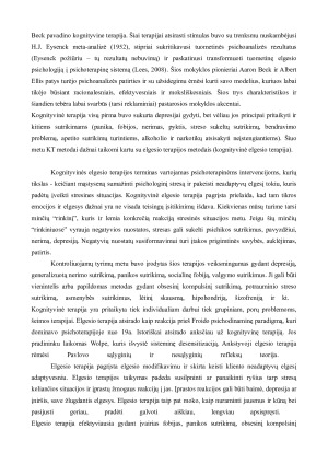 KOGNITYVINĖ TERAPIJA IR JOS TAIKYMAS KONSULTACIJOS METU. Paveikslėlis 4