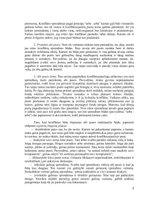 Konfliktų priežastys, sprendimo būdai. Paveikslėlis 3