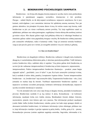 BENDRAVIMO PSICHOLOGIJOS SVARBA STUDIJOSE. Paveikslėlis 4