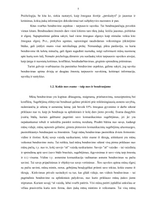 BENDRAVIMO PSICHOLOGIJOS SVARBA STUDIJOSE. Paveikslėlis 5