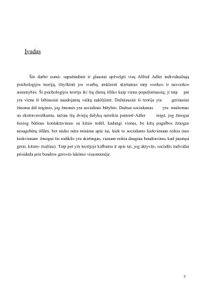 Alfredo Adlerio asmenybės teorijos analizė. Paveikslėlis 3