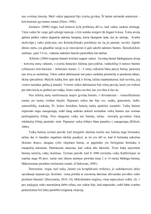 IKIMOKYKLINIO AMŽIAUS VAIKŲ BAIMĖS. Paveikslėlis 10