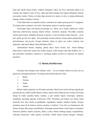 IKIMOKYKLINIO AMŽIAUS VAIKŲ BAIMĖS. Paveikslėlis 7