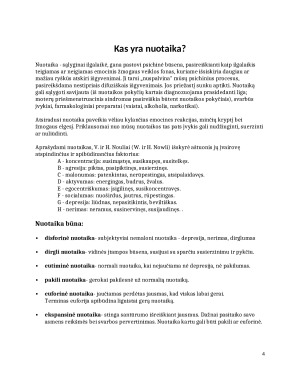 Nuotaika, ją formuojantys veiksniai, įtaka elgesiui ir veiklai. Paveikslėlis 4