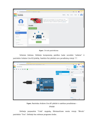 Susipažinimas su tinkercad modeliavimo programa. Paveikslėlis 6