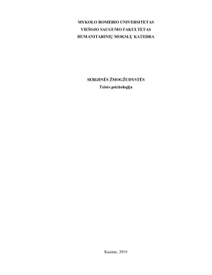 SERIJINĖS ŽMOGŽUDYSTĖS. Paveikslėlis 1