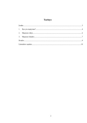 Mąstymo klaidos. Paveikslėlis 2