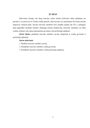 Emocinis intelektas ir jo reikšmė asmeniniame bei profesiniame gyvenime. Paveikslėlis 2