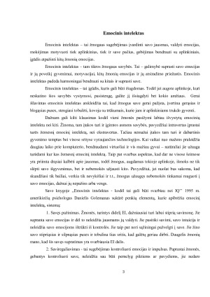Emocinis intelektas ir jo reikšmė asmeniniame bei profesiniame gyvenime. Paveikslėlis 3