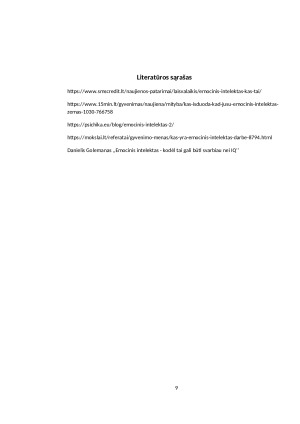 Emocinis intelektas ir jo reikšmė asmeniniame bei profesiniame gyvenime. Paveikslėlis 9