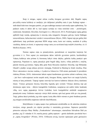 Kūrybiški sapnai. Paveikslėlis 2