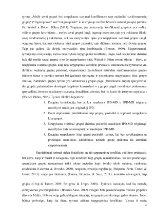 Tarpgrupiniai santykiai M. Sherif (1956) vaikų stovyklos tyrimai. Paveikslėlis 4