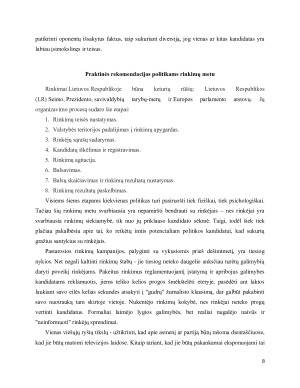 Rinkiminė kova pasaulyje, kuriame tiesa nebe tokia svarbi. Paveikslėlis 8