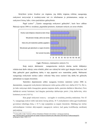 SUAUGUSIŲJŲ MOKYMOSI MOTYVACIJA. Paveikslėlis 10