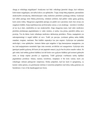 MEDIKŲ POŽIŪRIS Į NEĮGALŲ NAUJAGIMĮ, GAIVINIMO GALIMYBĖS. Paveikslėlis 10