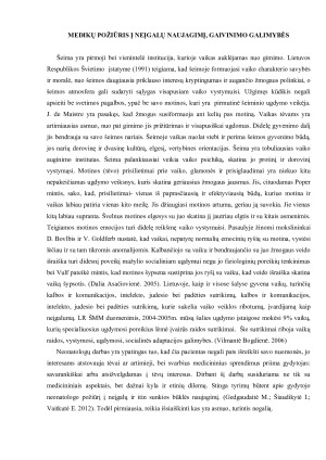 MEDIKŲ POŽIŪRIS Į NEĮGALŲ NAUJAGIMĮ, GAIVINIMO GALIMYBĖS. Paveikslėlis 2