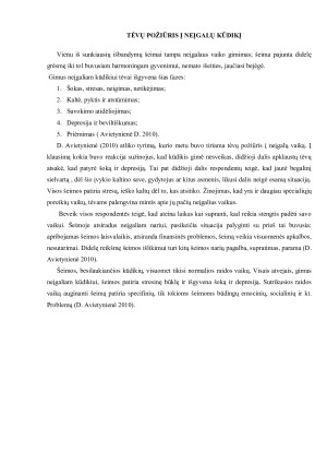 MEDIKŲ POŽIŪRIS Į NEĮGALŲ NAUJAGIMĮ, GAIVINIMO GALIMYBĖS. Paveikslėlis 8