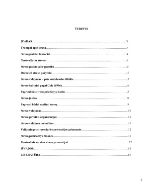 STRESO VALDYMAS. Paveikslėlis 2