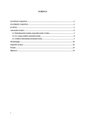 Asmenybės teorijų ir tipologijų panaudojimas prognozuojant vadovų ir darbuotojų elgesį. Paveikslėlis 2