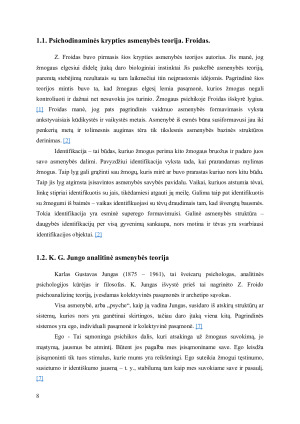 Asmenybės teorijų ir tipologijų panaudojimas prognozuojant vadovų ir darbuotojų elgesį. Paveikslėlis 8