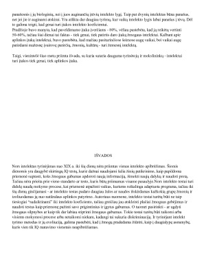 Intelekto samprata ir jo reikšmė žmogaus pažinimo procese. Paveikslėlis 9