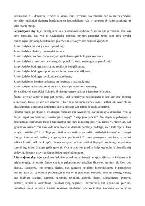 Edwin S. Shneidman „Savižudžio sąmonė“ analizė. Paveikslėlis 5