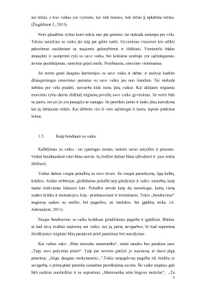 TĖVŲ – VAIKŲ SANTYKIAI. Paveikslėlis 6