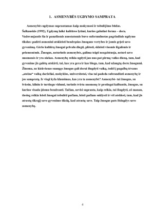 ASMENYBĖS UGDYMO SVARBA. Paveikslėlis 4