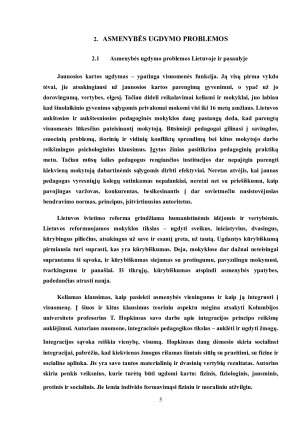 ASMENYBĖS UGDYMO SVARBA. Paveikslėlis 5