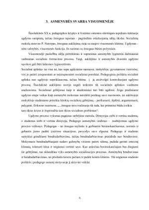 ASMENYBĖS UGDYMO SVARBA. Paveikslėlis 8