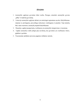 ASMENYBĖS UGDYMO SVARBA. Paveikslėlis 9