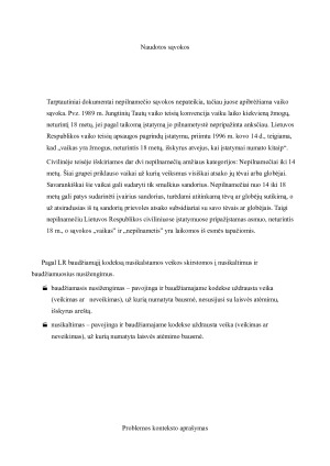 Nepilnamečių nusikalstamumas Lietuvoje ir Airijoje. Paveikslėlis 3