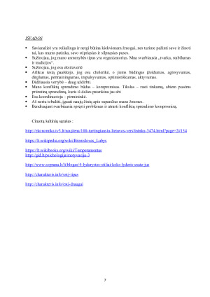 Savęs analizė verslo aplinkoje. Paveikslėlis 7