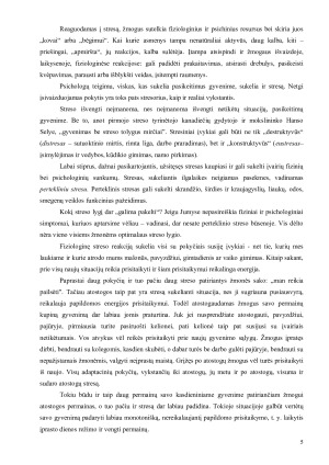 STRESAS, JO VALDYMAS IR ĮVEIKIMAS. Paveikslėlis 5