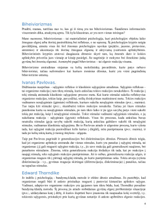 Biheivioristinė ir humanistinė teorijos bei jų taikymas edukacijoje. Paveikslėlis 4